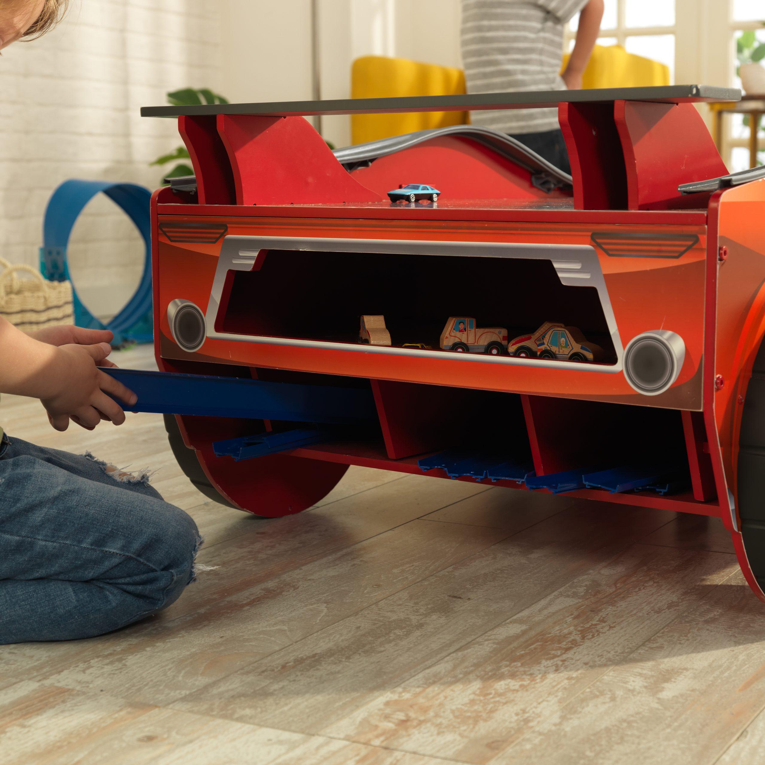 kidkraft speedway play n store activity table